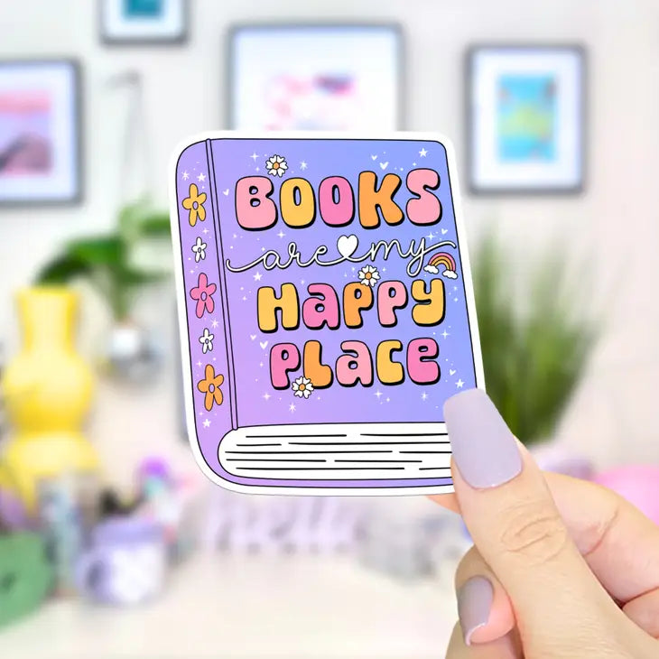 Book Bookish Waterproof Vinyl Sticker