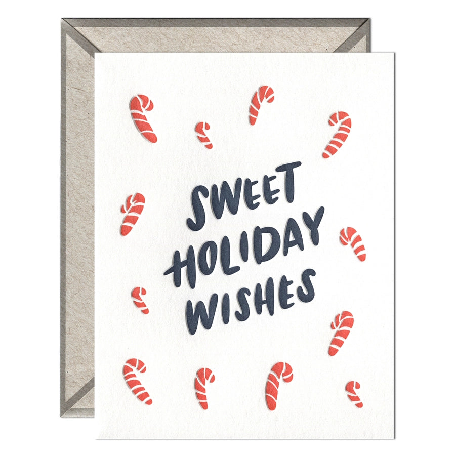 Sweet Holiday Wishes - Winter Holidays Card