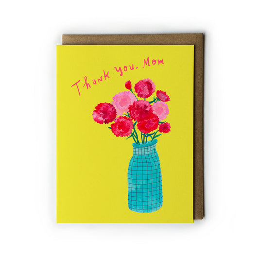 Carnations Mother's Day Greeting Card