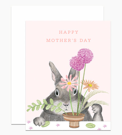 Happy Mother's Day Flower Arrangement Card