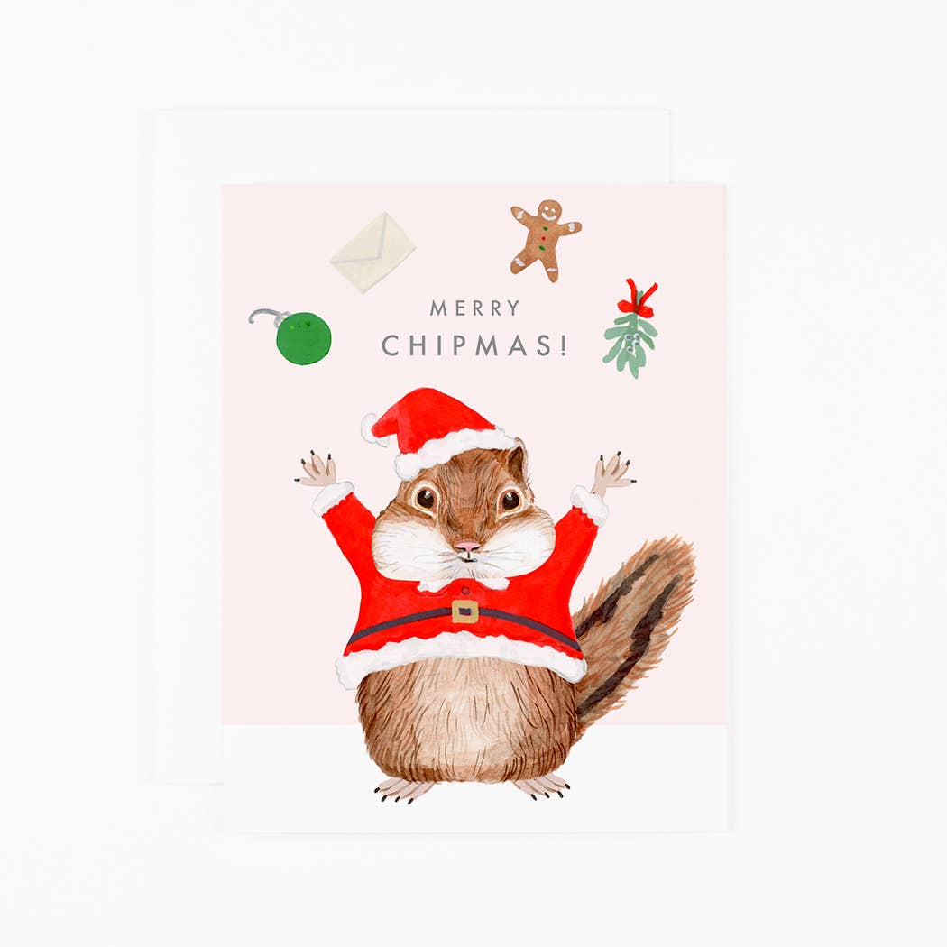 Merry Chipmas! Christmas Card