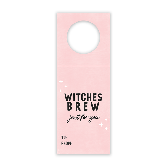 Witches Brew Wine Gift Tag Set