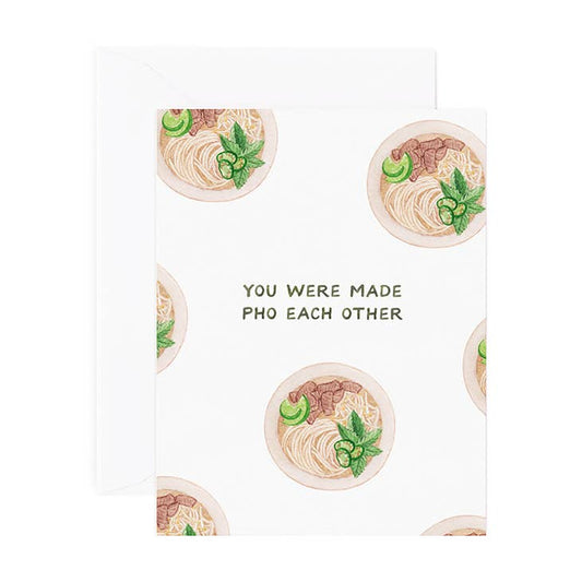 Made Pho Each Other Wedding Card