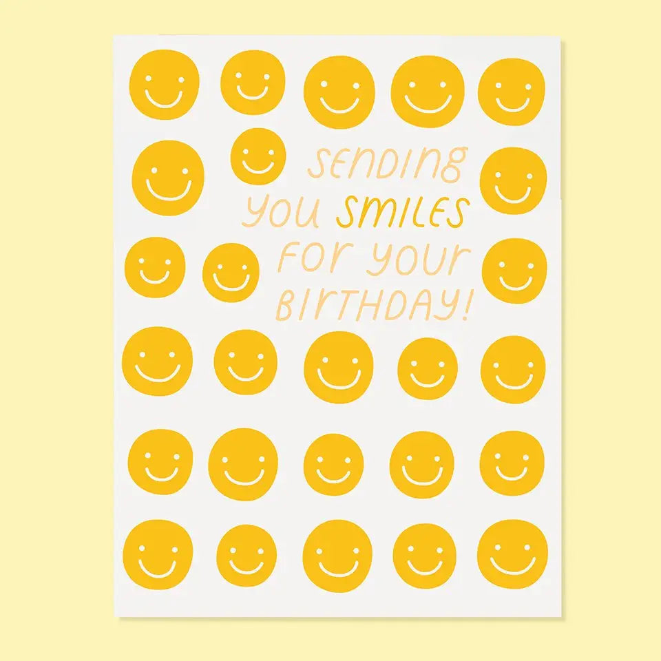 Sending Smiles Birthday Card