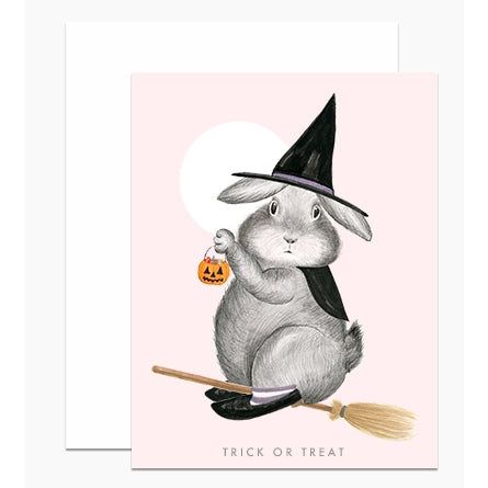 Bunny Witch Card