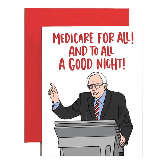 Bernie Sanders Medicare for All Holiday Card