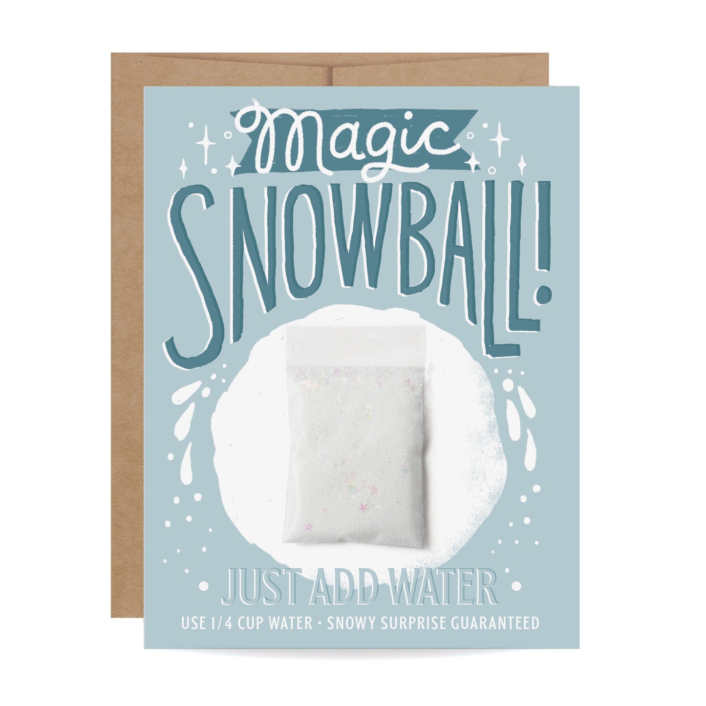 Magic Snowball Card