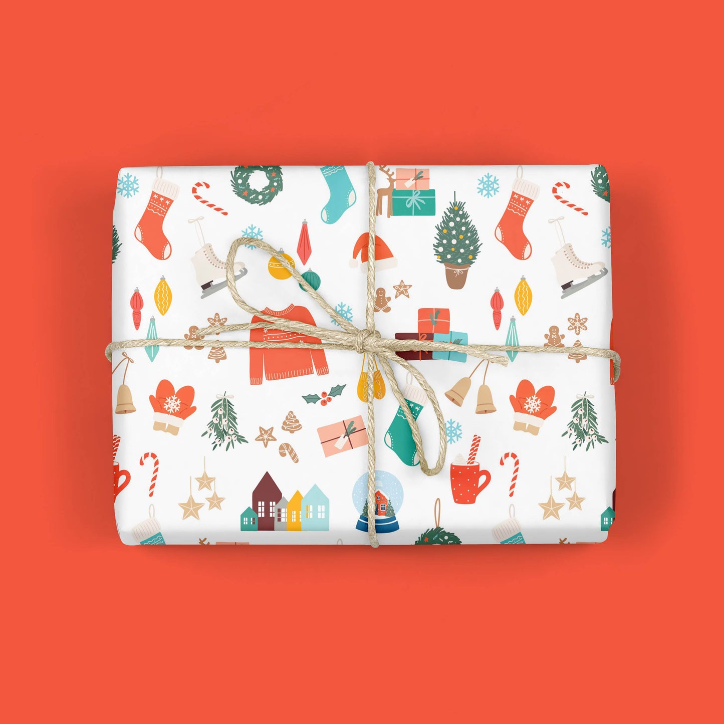 Holiday Favorites Gift Wrap (Roll of 3 Sheets)