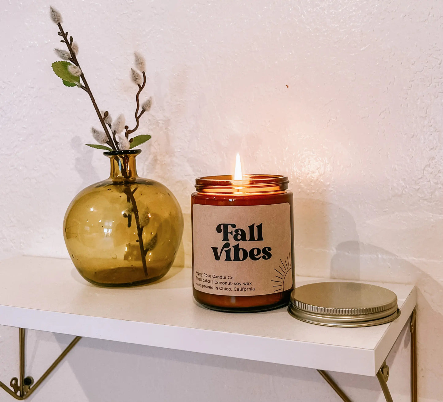Fall Vibes 8 oz Coconut Wax Candle