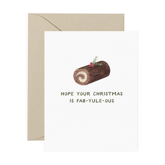 Fab-yule-ous Christmas Card