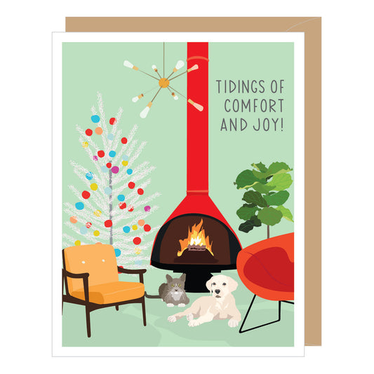 Mid-Century Modern Holiday/Christmas Card