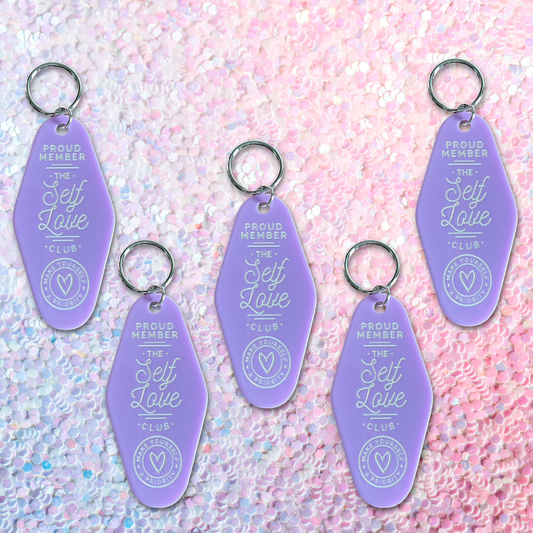 Self Love Club Motel Keychain