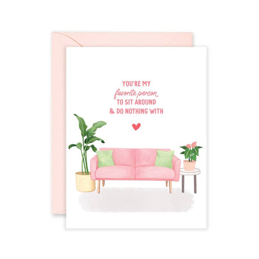 Favorite Person Valentine's Day, Anniversary Greeting Card