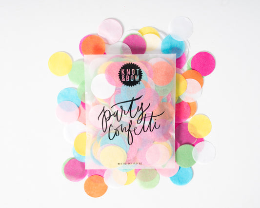 Assorted Party Confetti Bag by Knot & Bow