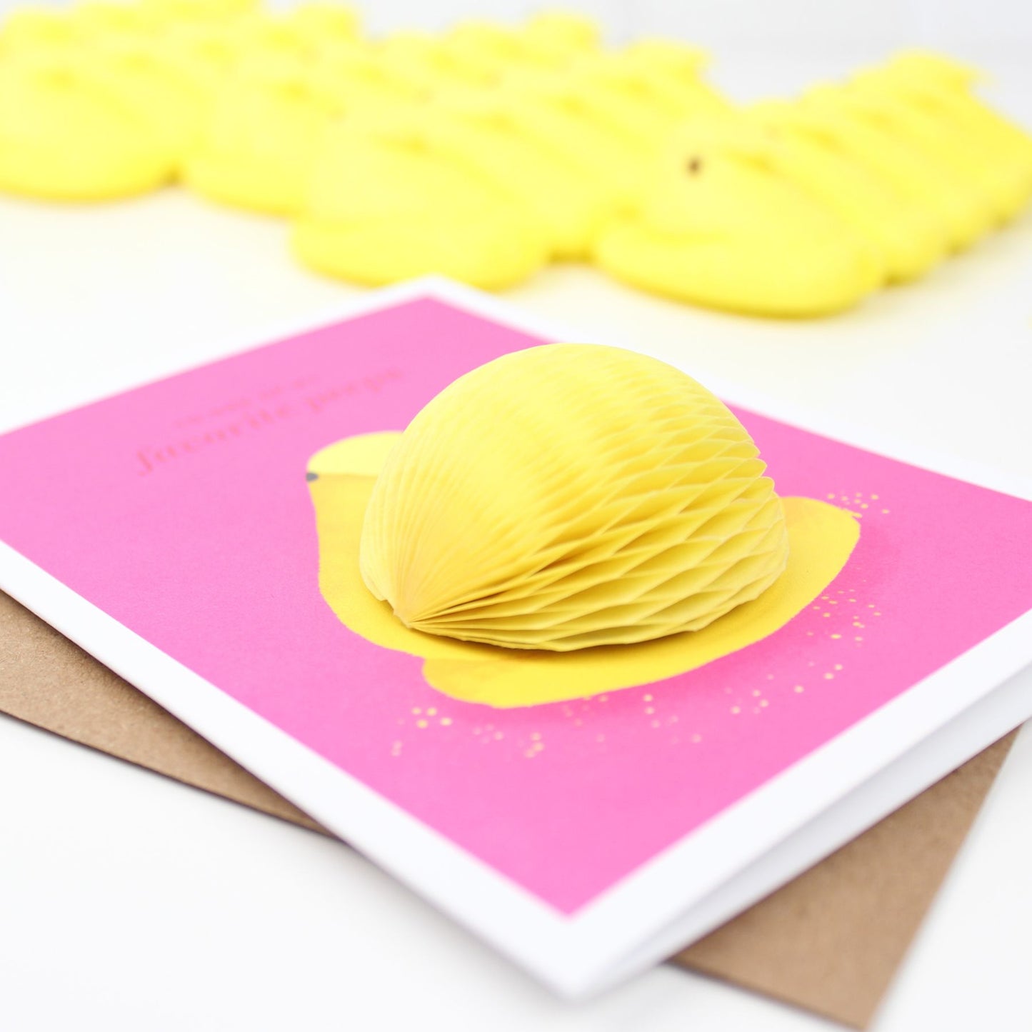 Peeps Pop-up Card