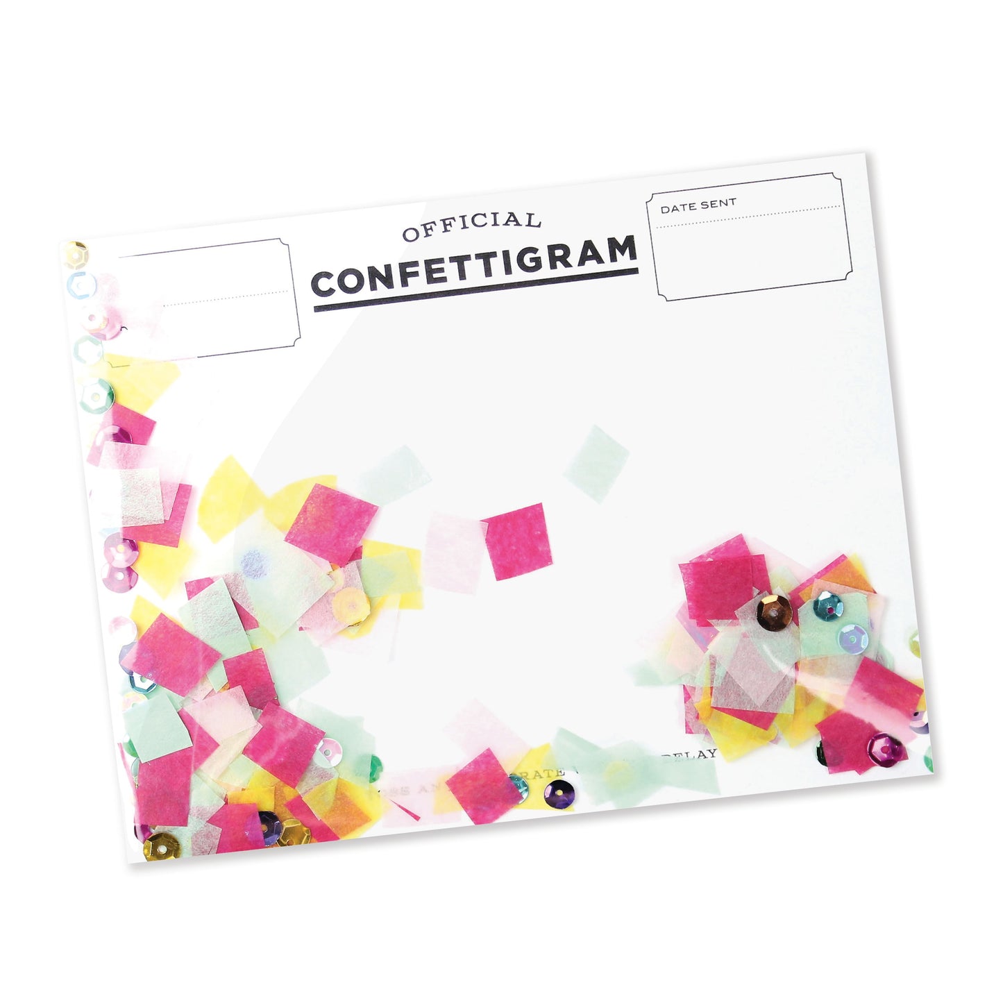 Birthday Brights Confettigram Card