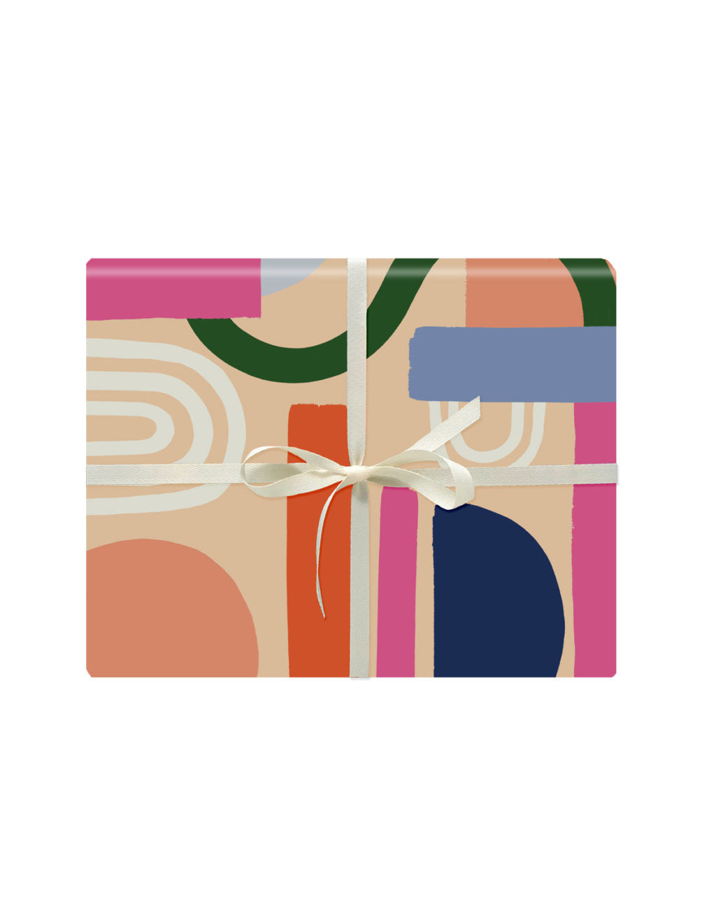 Colorblock Gift Wrap (Set of 3 rolled sheets)