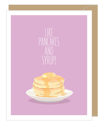 Pancakes Anniversary Card