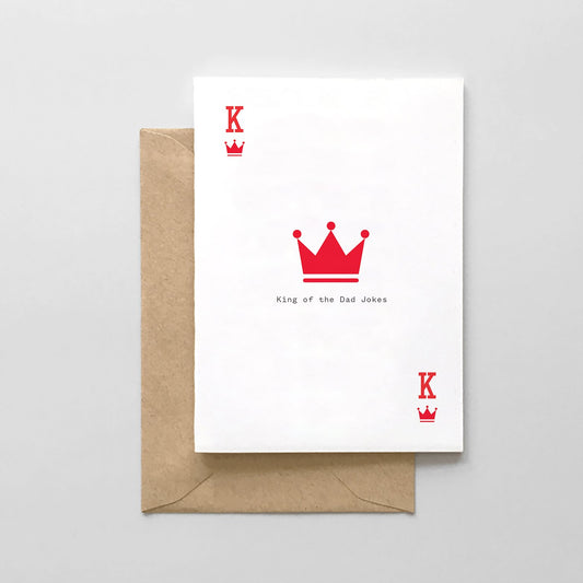 King of the Dad Jokes Father's Day Card