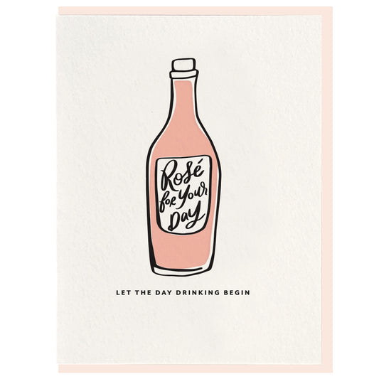 Day Drinking - Letterpress Card by Dahlia Press