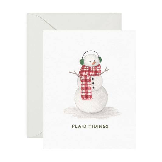 Plaid Tidings Holiday Card