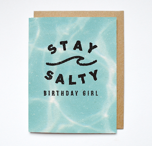 Stay Salty Birthday Card