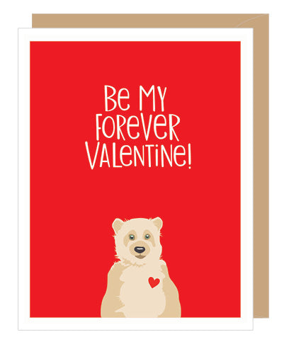 Valentine Bear Valentine's Day Card