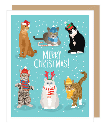 Holiday Cats Card