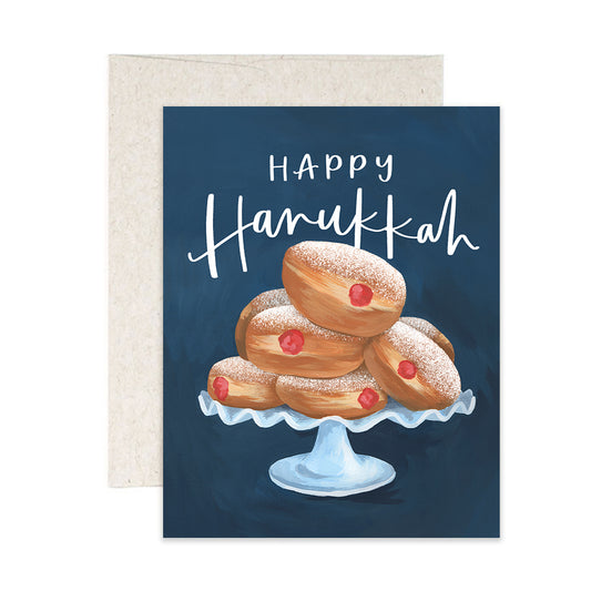 Hanukkah Donuts Card