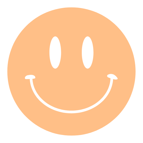 Smiley Vinyl Sticker - Mellow Yellow