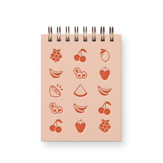 Fruit Grid Mini Jotter Notebook