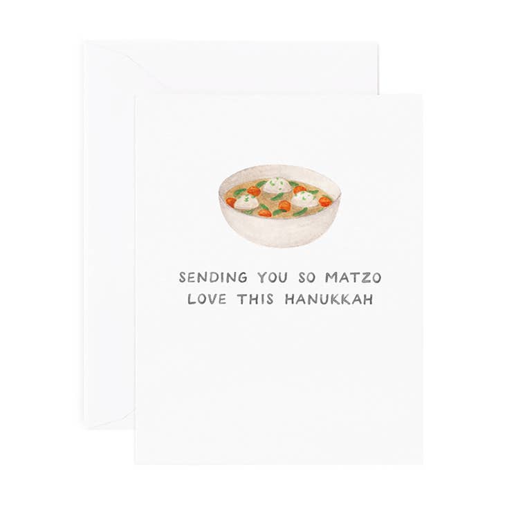 So Matzo Love Hanukkah Card