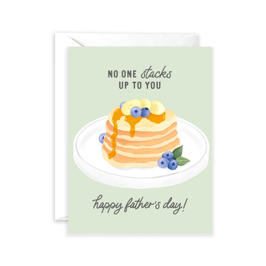 Pancake Stacks Father's Day Card