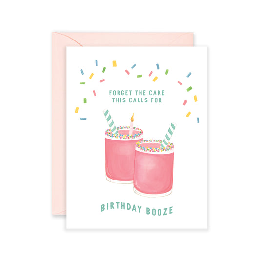 Birthday Booze Birthday Card