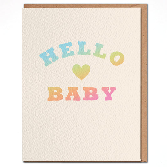 Hello Baby - Welcome Baby Card