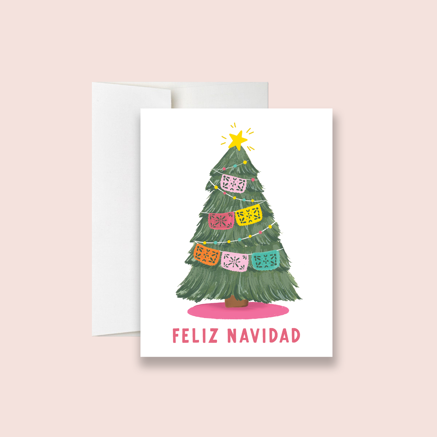 Papel Picado Navidad Greeting Card