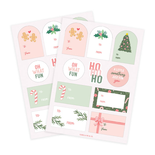 Oh So Jolly Gift Stickers