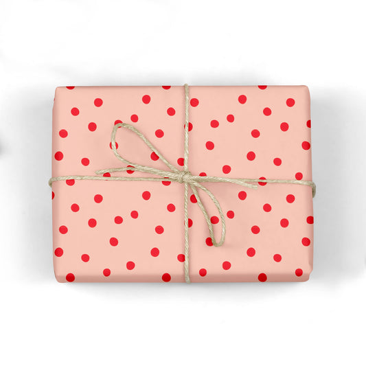 Modern Polka Dots Gift Wrap (Roll of 3 Sheets)
