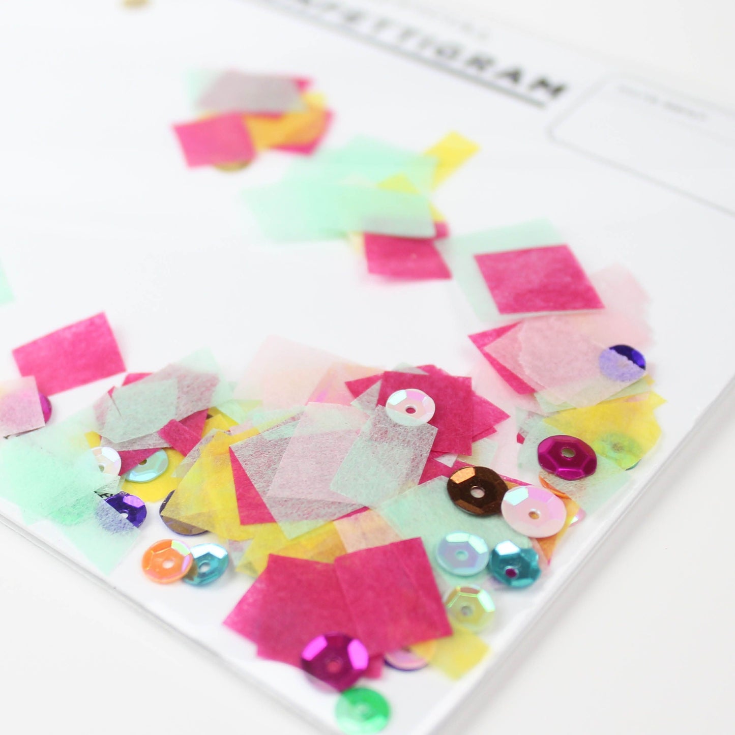 Birthday Brights Confettigram Card