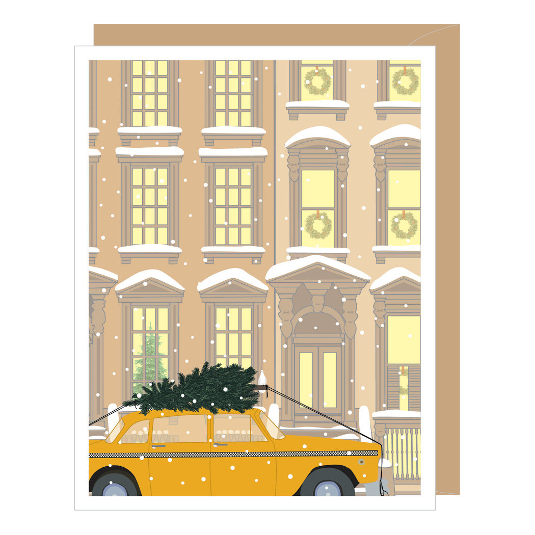 Holiday Taxi with Brownstones Card