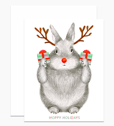 Reindeer Bunny Card