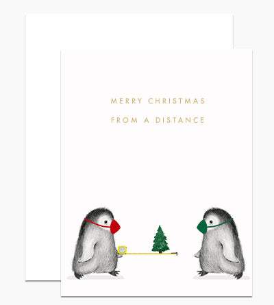 Merry Christmas From A Distance Card