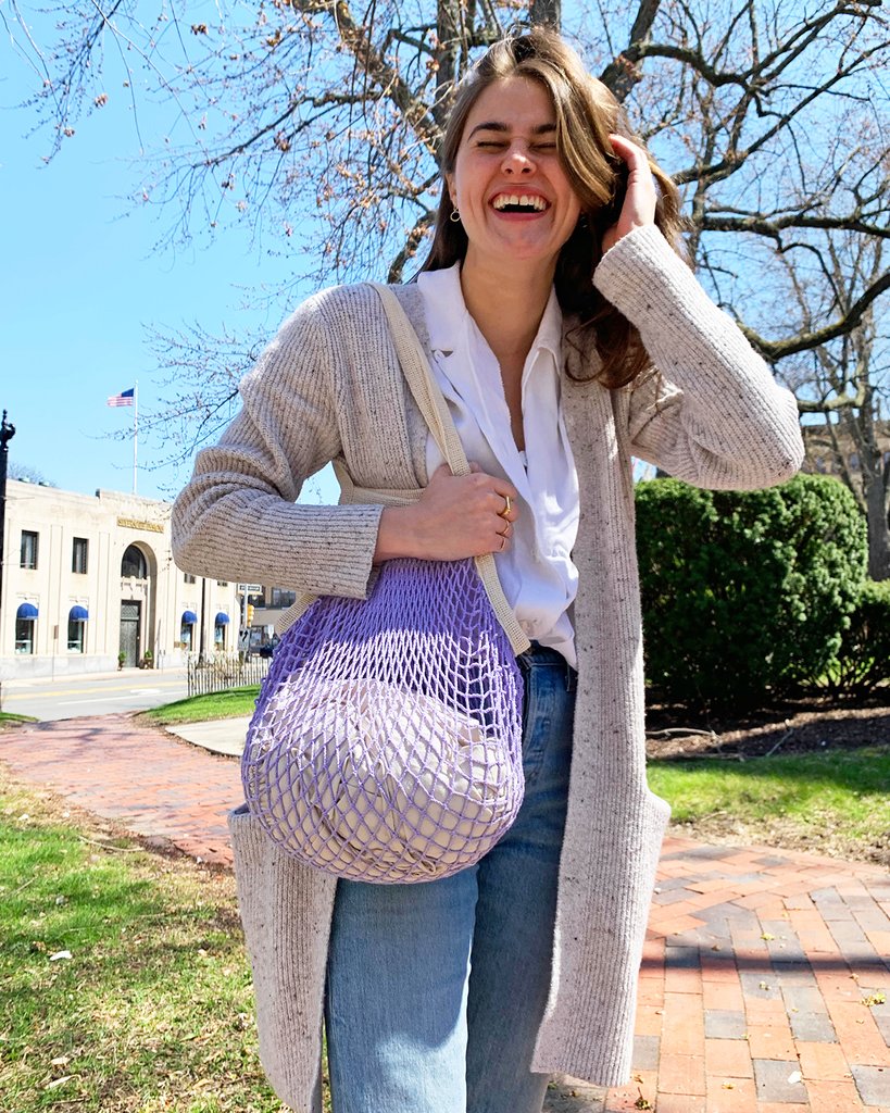 The French Market Bag in Lilac