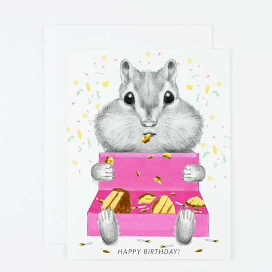 Chipmunk Cake Card