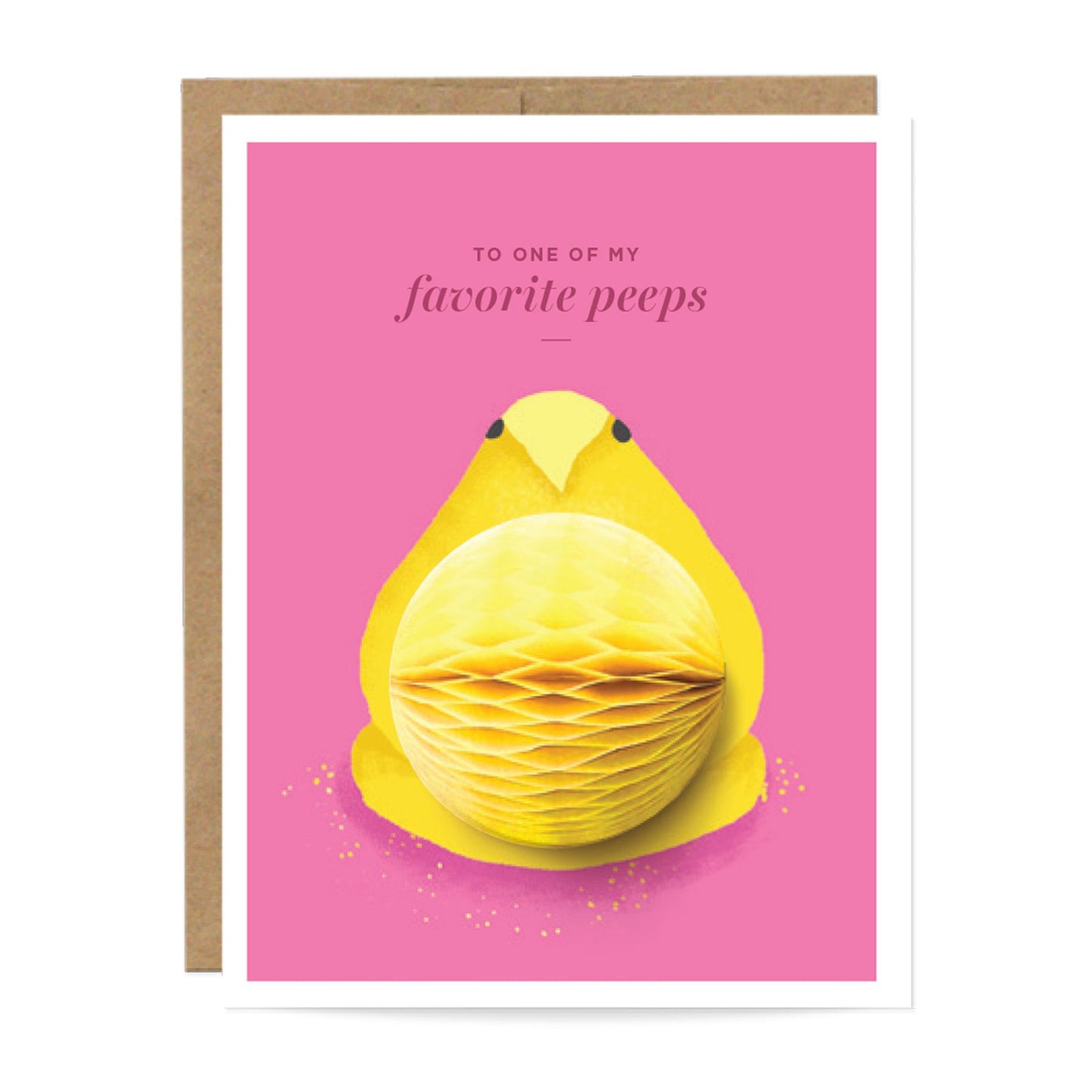 Peeps Pop-up Card